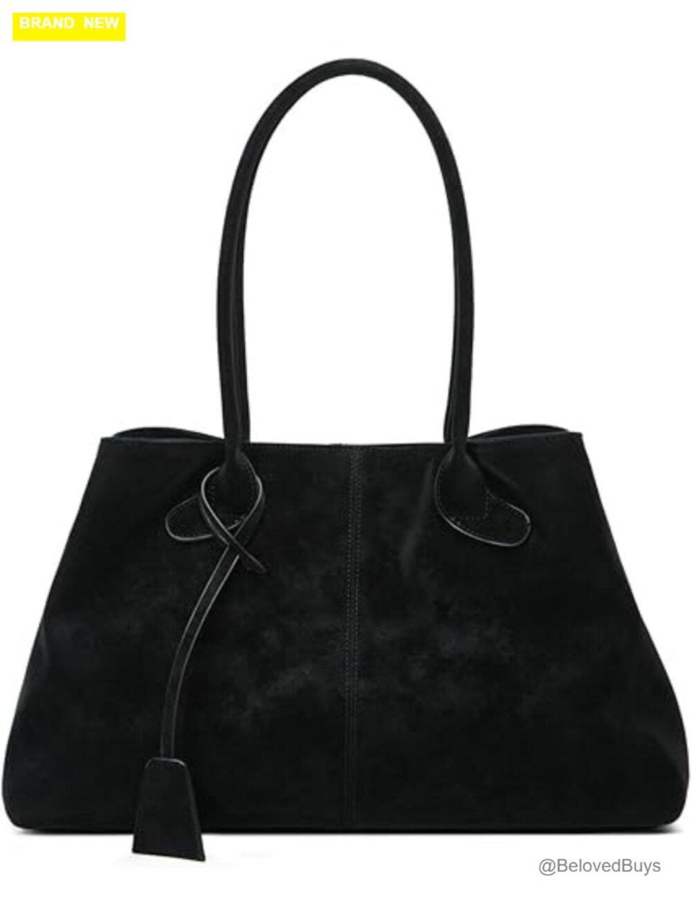 Suede Hobo Tote Bag Crossbody Shoulder Handbag Slouchy Retro Purse - Picture 1 of 7